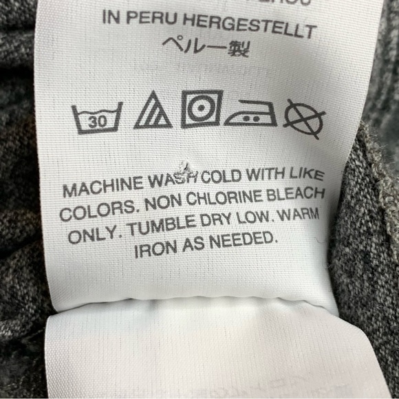 XS Madewell Grey Heather Short Sleeve Cropped T Shirt Extra Small 0 2 Stretch - Picture 6 of 8